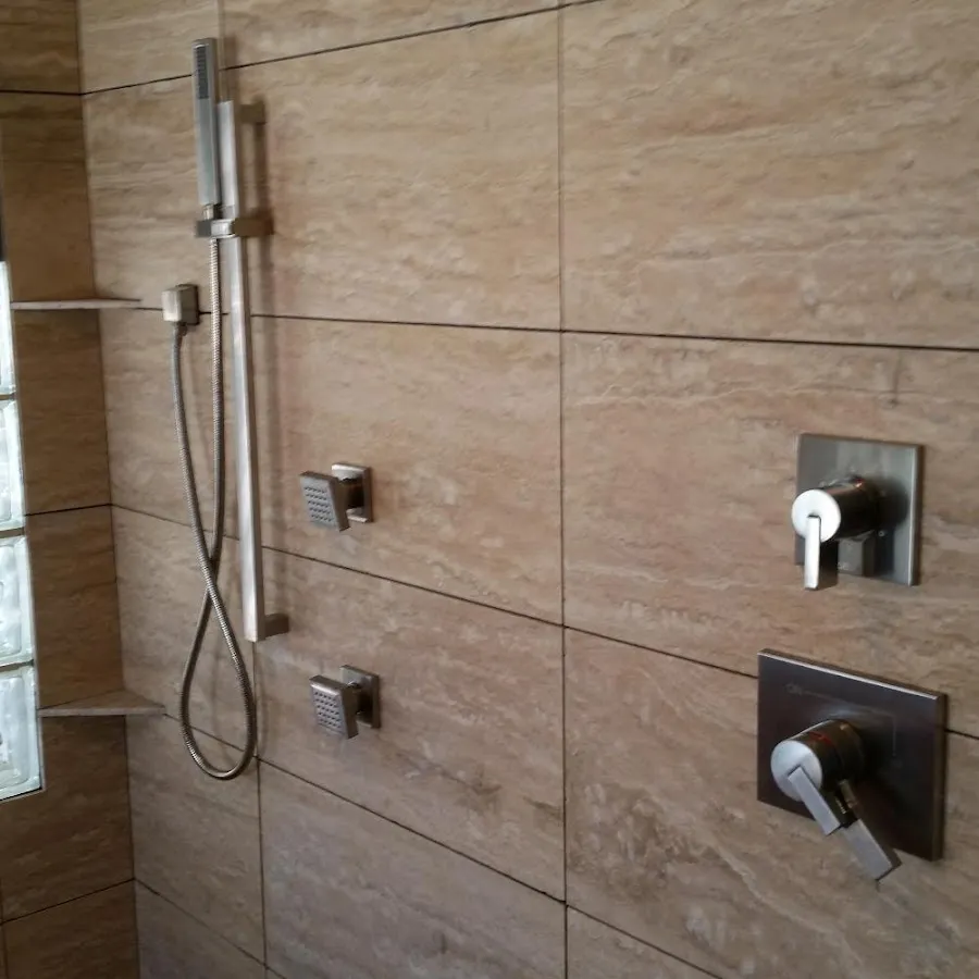 Shower fixture installation for Water Heater Replacement in Pendleton